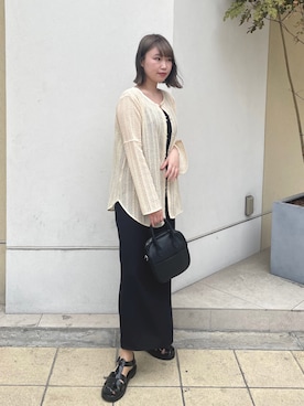 「CLEIO（クレイオ）のアイテム（ワンピース/ドレス）」を使った、rkkさん（レディース・161cm）の春コーディネート