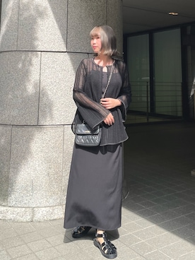 「CLEIO（クレイオ）のアイテム（ワンピース/ドレス）」を使った、rkkさん（レディース・161cm）の春コーディネート