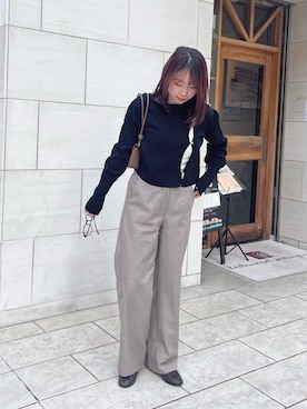 rkkさん（レディース・161cm）の冬コーディネート