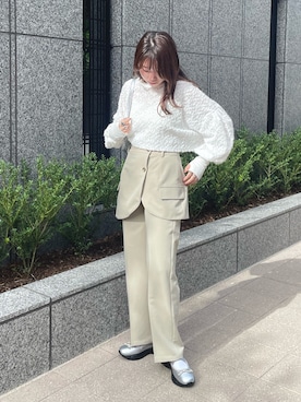 「nomnom（ノムノム）のアイテム」を使った、rkkさん（レディース・162cm）の夏コーディネート