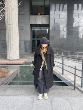 cocoro‪ ·͜·さん（レディース・154cm）の冬コーディネート