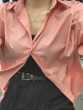 「NUGUのアイテム（キャミソール、ブラック系）」を使った、◎Suda◎さん（レディース）の夏コーディネート