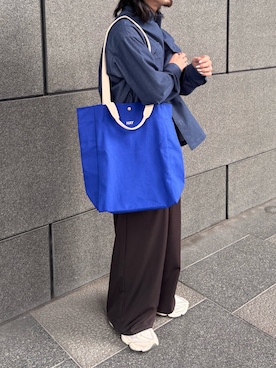 「SENSE OF PLACE by URBAN RESEARCH（センスオブプレイスバイアーバンリサーチ）のダブルポケットカラーデニムシャツ（シャツ/ブラウス、ブルー系）」を使った、Ryot@さん（メンズ・159cm）の春コーディネート