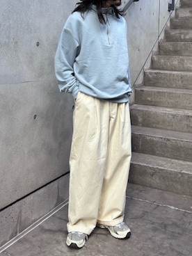 「アイテム（スウェット）」を使った、Ryot@さん（メンズ・159cm）の秋コーディネート