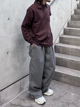 「アイテム（ニット/セーター）」を使った、Ryot@さん（メンズ・159cm）の秋コーディネート