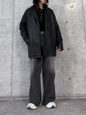 「アイテム（デニムパンツ）」を使った、Ryot@さん（メンズ・159cm）の秋コーディネート