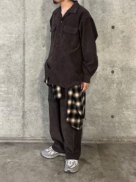 「アイテム（シャツ/ブラウス）」を使った、Ryot@さん（メンズ・159cm）の秋コーディネート