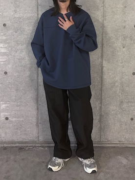 「アイテム（スウェット）」を使った、Ryot@さん（メンズ・159cm）の秋コーディネート