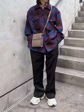 「アイテム（バッグ）」を使った、Ryot@さん（メンズ・159cm）の冬コーディネート