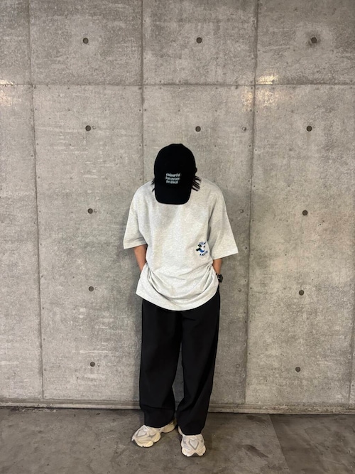 ダブルタックワイドパンツ