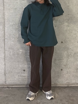 「アイテム（ポロシャツ）」を使った、Ryot@さん（メンズ・159cm）の秋コーディネート