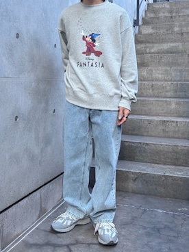 「アイテム（スウェット）」を使った、Ryot@さん（メンズ・159cm）の秋コーディネート