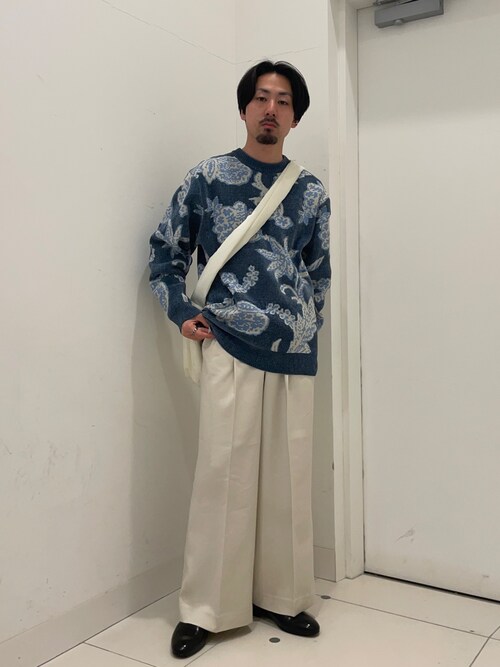 セール】『TALLサイズ/WEB限定』ウールライクダブルタックワイドパンツ