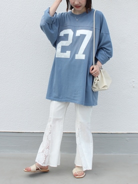 fujiさん（レディース・154cm）の春コーディネート