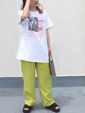 「COOLなこのコが仲間入り」｜fujiさん（レディース・154cm）の夏コーディネート