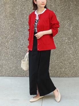 fujiさん(レディース・154cm)の春コーディネート