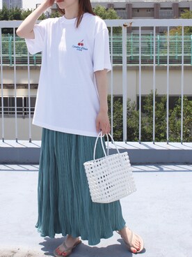 fujiさん(レディース・154cm)の夏コーディネート