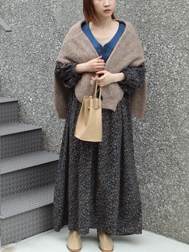 fujiさん（レディース・154cm）の秋コーディネート