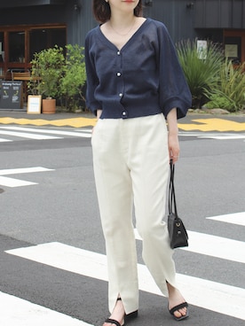 fujiさん（レディース・154cm）の夏コーディネート