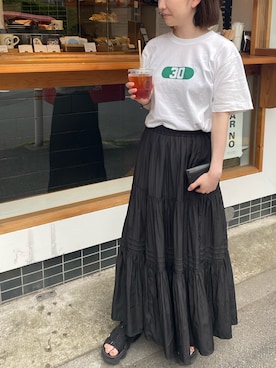 「スポサン」｜fujiさん（レディース・154cm）の夏コーディネート
