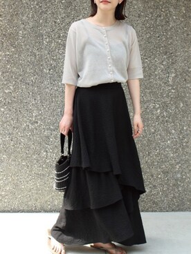 fujiさん(レディース・154cm)の春コーディネート