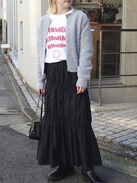fujiさん（レディース・154cm）の冬コーディネート