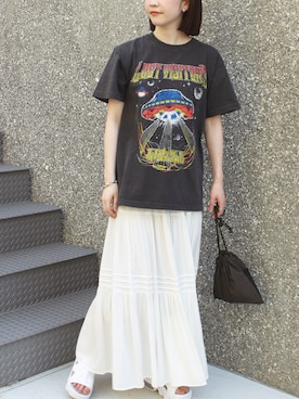 fujiさん（レディース・154cm）の春コーディネート