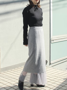 fujiさん(レディース・154cm)の冬コーディネート