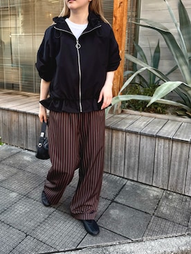 fujiさん（レディース・154cm）の春コーディネート