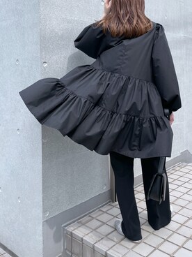 「ティアードブラウス」｜fujiさん（レディース・154cm）の春コーディネート