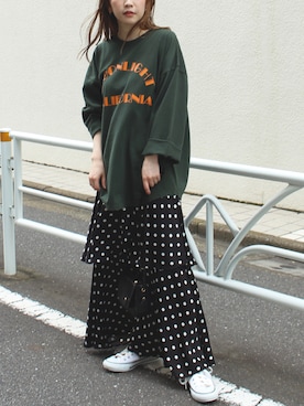 fujiさん（レディース・154cm）の秋コーディネート