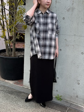 fujiさん（レディース・154cm）の春コーディネート