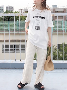 「COOLなこのコが仲間入り」｜fujiさん（レディース・154cm）の夏コーディネート