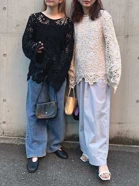 fujiさん（レディース・154cm）の春コーディネート