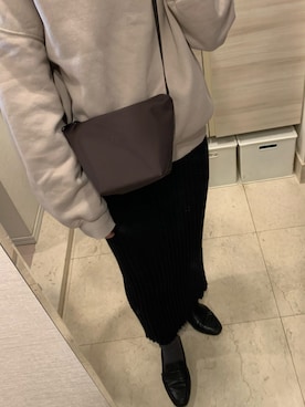 「30代ファッション」｜「アイテム（スウェット）」を使った、にゃんさん（レディース・155cm）の秋コーディネート