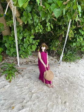 「ROPE'（ロペ）のアイテム（帽子）」を使った、dax29さん（レディース・149cm）の夏コーディネート