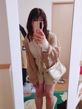 「クルクルヘアー」｜まっつんさん（レディース・158cm）の春コーディネート