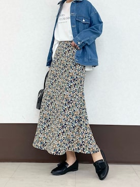 RISA HARADAさん（レディース・165cm）の春コーディネート