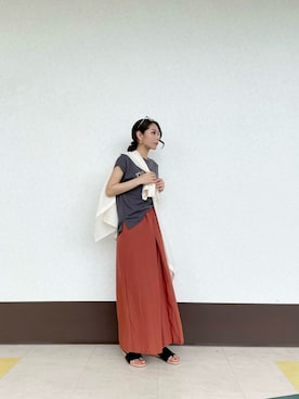 RISA HARADAさん（レディース・165cm）の夏コーディネート