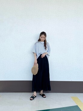 RISA HARADAさん（レディース・165cm）の夏コーディネート