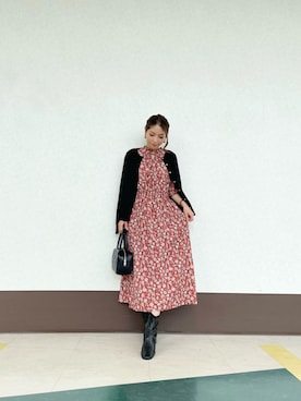 「Te chichi TERRASSE」｜RISA HARADAさん（レディース・165cm）の秋コーディネート
