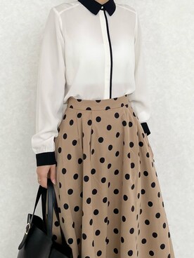 「Te chichi TERRASSE」｜RISA HARADAさん（レディース・165cm）の秋コーディネート