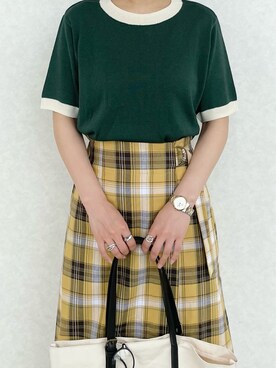 RISA HARADAさん（レディース・165cm）の春コーディネート