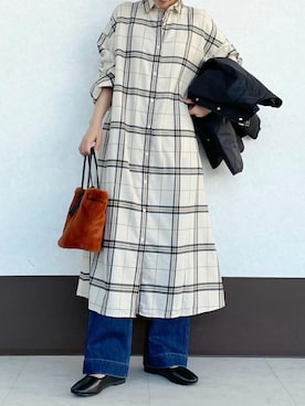 RISA HARADAさん（レディース・165cm）の秋コーディネート