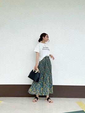 RISA HARADAさん（レディース・165cm）の夏コーディネート