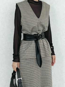 RISA HARADAさん（レディース・165cm）の秋コーディネート