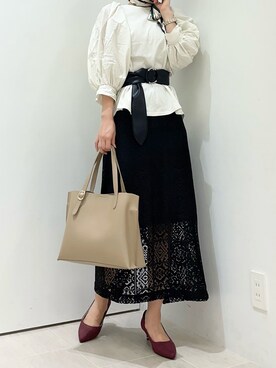 「Te chichi TERRASSE」｜RISA HARADAさん（レディース・165cm）の秋コーディネート