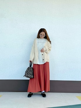 RISA HARADAさん（レディース・165cm）の秋コーディネート