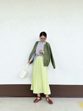 RISA HARADAさん（レディース・165cm）の春コーディネート