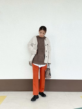 RISA HARADAさん（レディース・165cm）の秋コーディネート